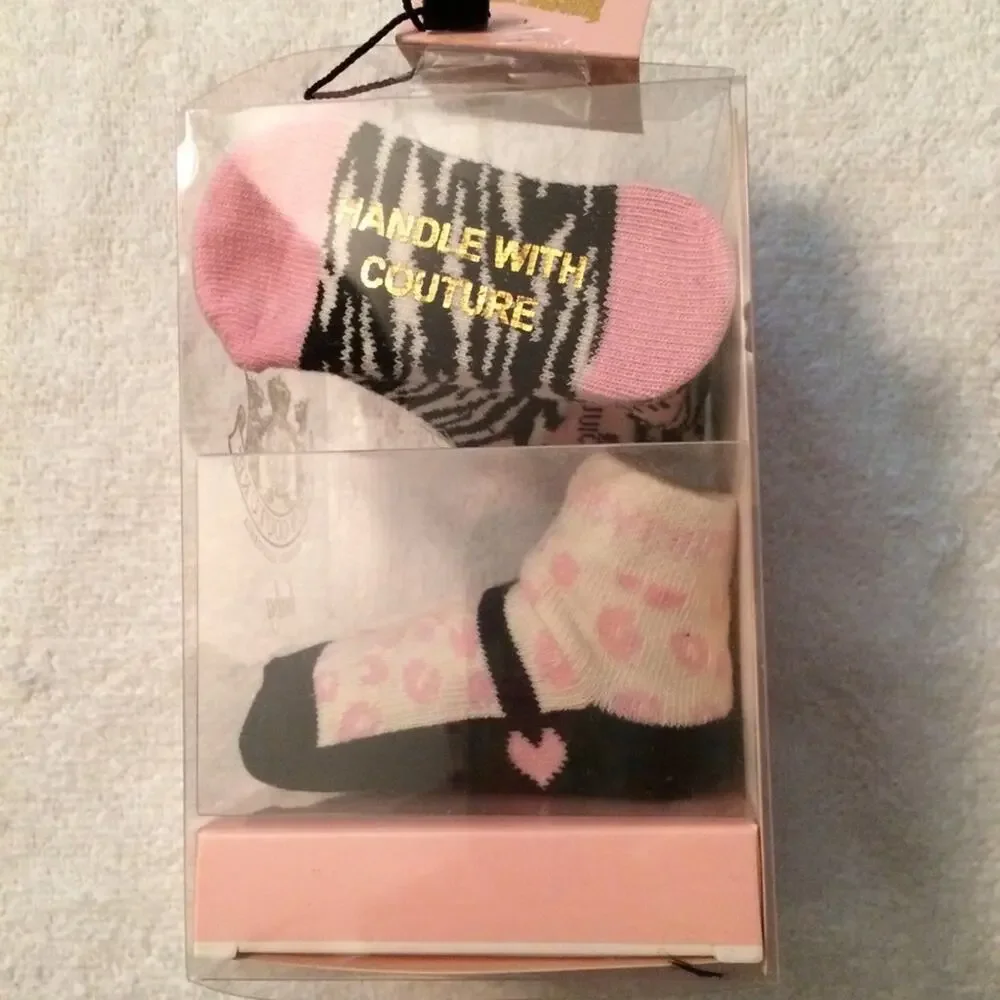 NWT Juicy Couture Infant Socks